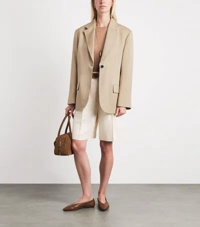 Me+em Oversized Icon Blazer In Neutral