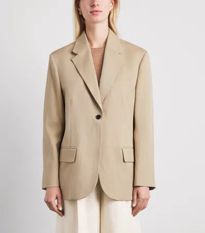 Me+em Oversized Icon Blazer In Neutral