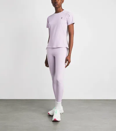 On Performance T-shirt In Purple