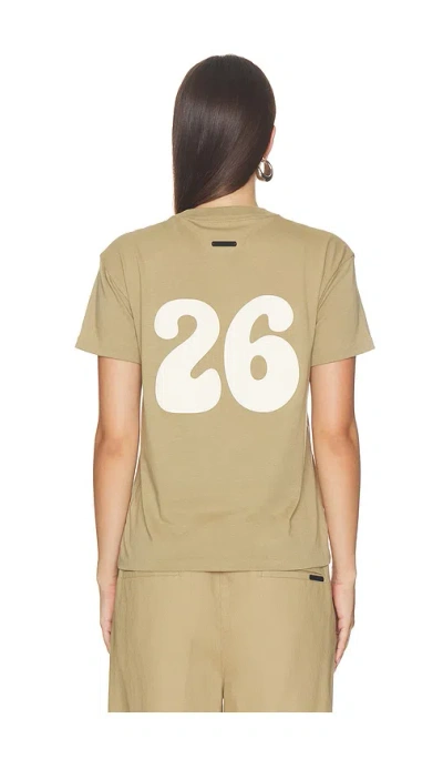 Essentials Classic Fit Tee In Brown