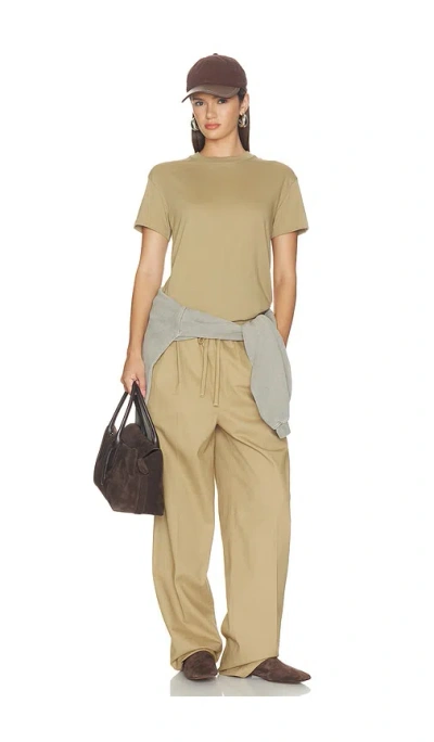Essentials Classic Fit Tee In Brown