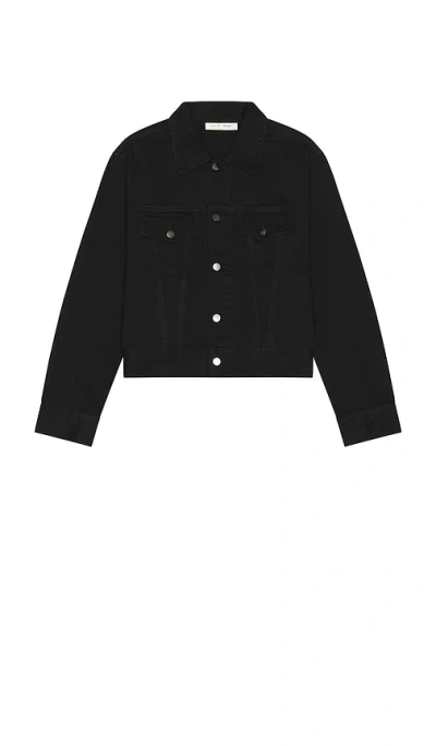 Essentials Classic Denim Jacket In Black