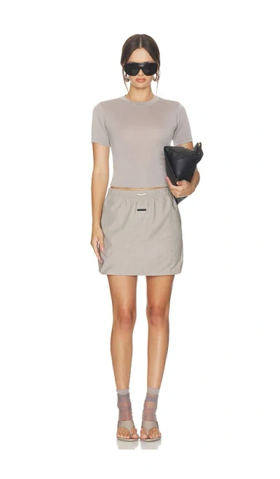 Essentials Micro Skirt In Gray