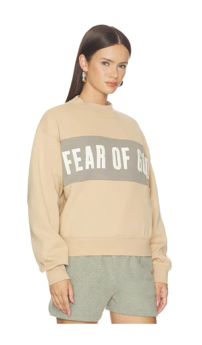 Essentials Tan Classic Sweatshirt In Nude