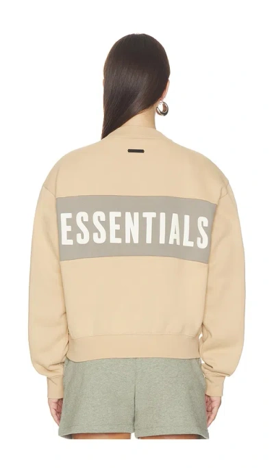 Essentials Tan Classic Sweatshirt In Nude