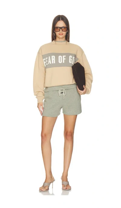 Essentials Tan Classic Sweatshirt In Nude
