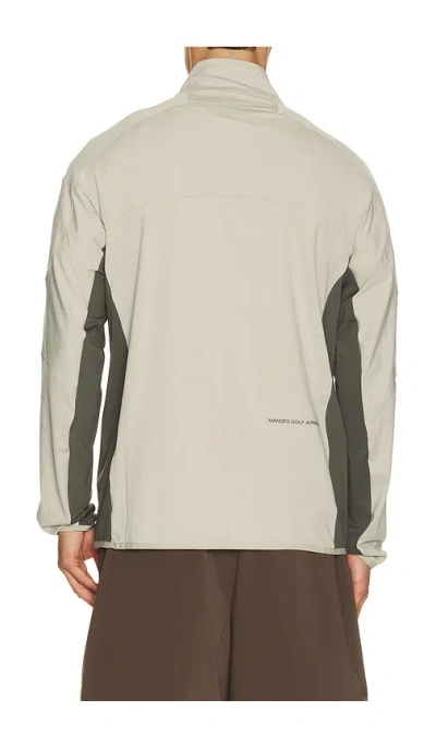 Manors Golf 1/4 Zip Tech Mid Layer In 沙丘色