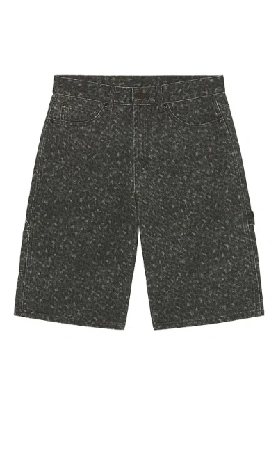 Thisisneverthat Relaxed Painter Short In Black