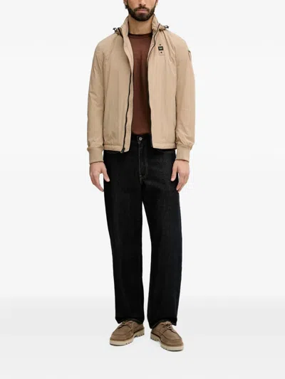 Blauer 돌턴 로고 패치 패딩 재킷 In Neutral