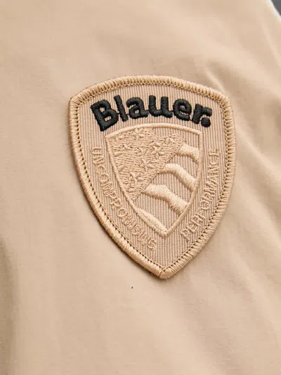 Blauer 돌턴 로고 패치 패딩 재킷 In Neutral