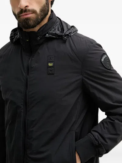 Blauer 돌턴 로고 패치 패딩 재킷 In Black