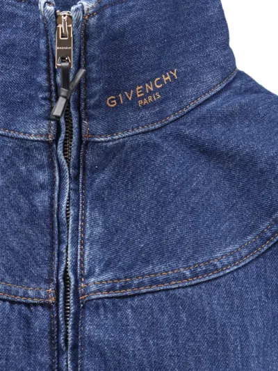 Givenchy Blouson In Medium Blue Denim In Blue
