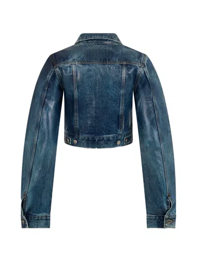 Dsquared2 딘 아이스 워싱 데님 재킷 In Blue