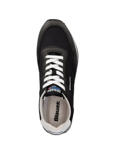 Blauer 팔콘 01 로고 프린트 패널 스니커즈 In Black