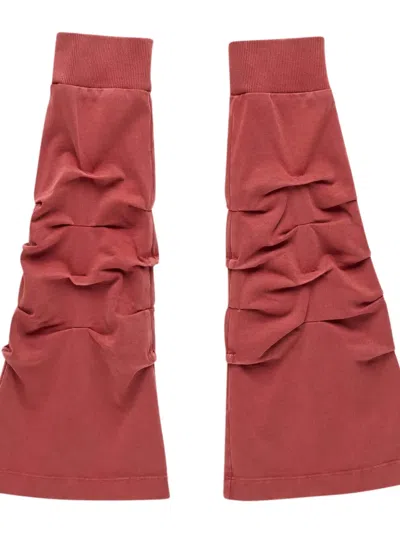 Avavav 샤페이 주름 레깅스 In Red