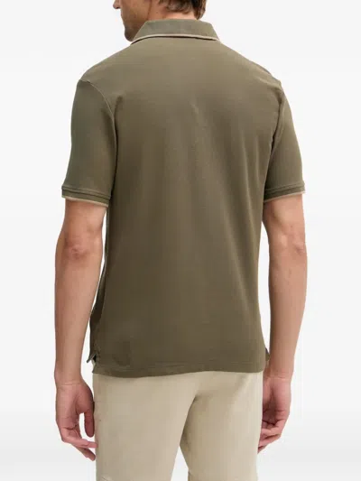 Blauer 로고 패치 피케 폴로 셔츠 In Green