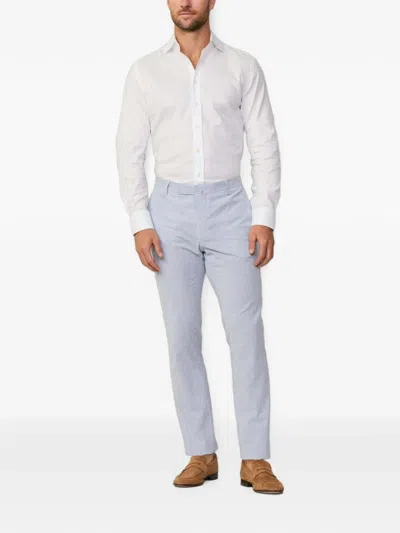 Hackett London 나이트브리지 컷어웨이 칼라 옥스포드 셔츠 In White