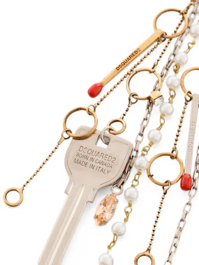 Dsquared2 D2 차밍 이어링 In Gold