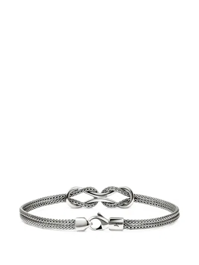 John Hardy 인피니티 러브 매듭 브레이슬릿 In Metallic