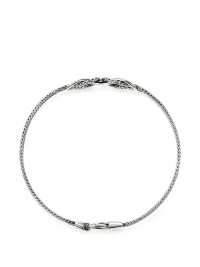 John Hardy 인피니티 러브 매듭 브레이슬릿 In Metallic