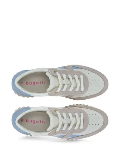 Bugatti 퍼포레이티드 패널 스니커즈 In White