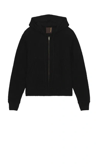 Isa Boulder Node Zip-up Jacket In Black
