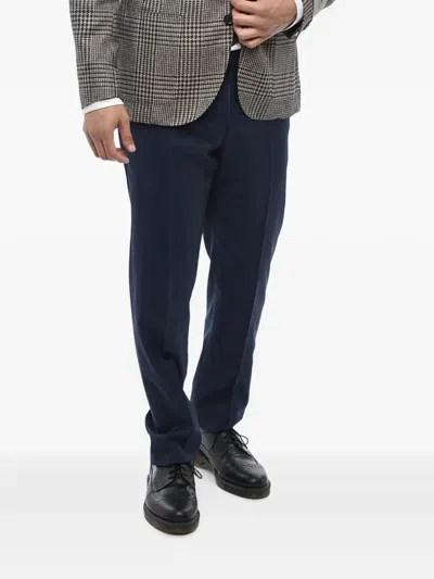Corneliani Houndstooth Single-breasted Blazer In Gray