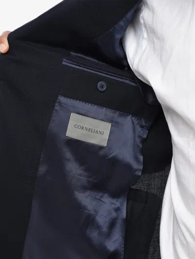 Corneliani Gate Single-breasted Blazer In Black