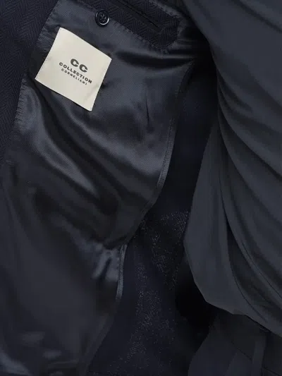Corneliani Cc Collection Single-breasted Blazer In Blue