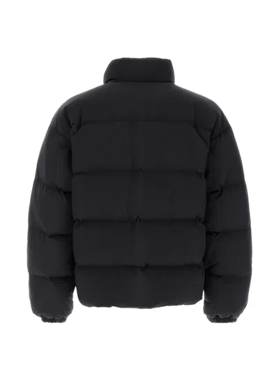 Jil Sander Midnight Blue Nylon-blend Down Jacket In Black