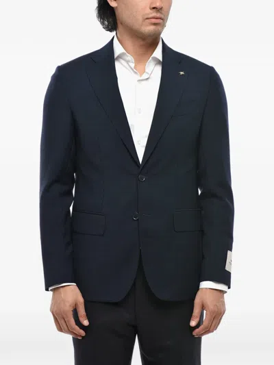 SINGLE-BREASTED FLAP-POCKET BLAZER