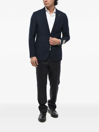 SINGLE-BREASTED FLAP-POCKET BLAZER