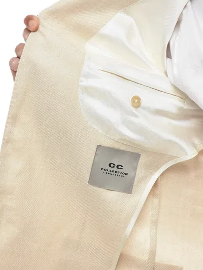 Corneliani Single-breasted Jacket In Neutral