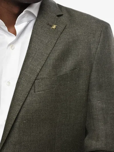 Corneliani Single-breasted Patch-pocket Blazer In Black