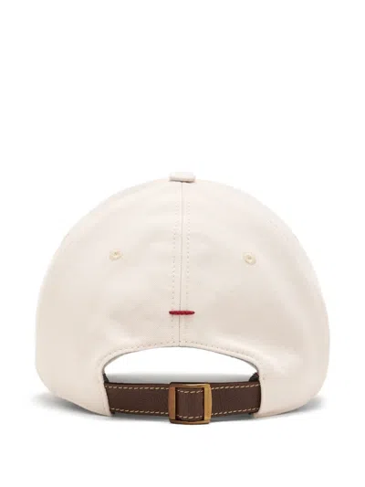 Brunello Cucinelli Logo-embroidered Baseball Cap In Neutral