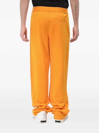 Off-white Drawstring Elasticated Track Trousers In Gold