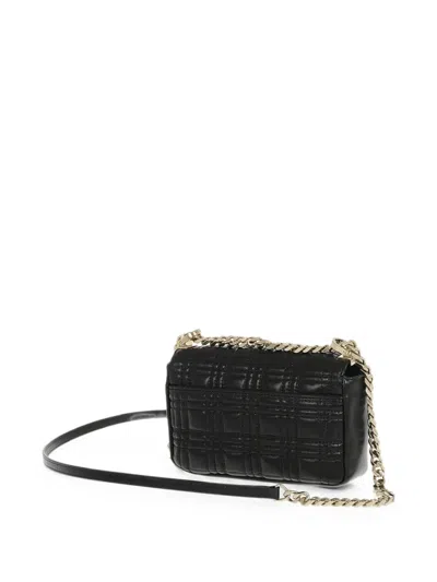 Dsquared2 Quilted Leather Shoulder Bag In Black