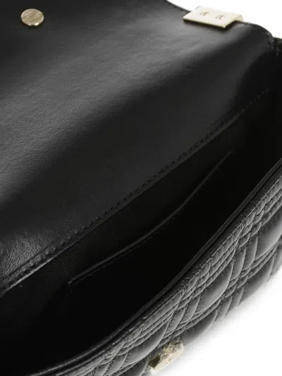 Dsquared2 Quilted Leather Shoulder Bag In Black