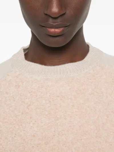 Herno Beige Wool Sweater In Neutral