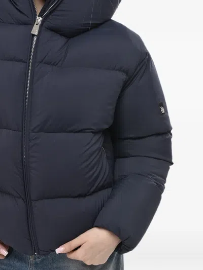 Bacon Cloud Quilted Puffer Jacket In Blue