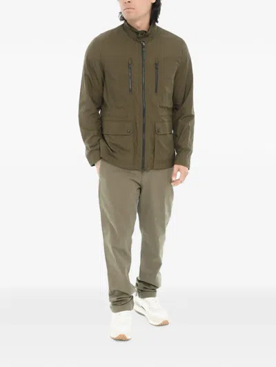 Woolrich Drawstring Utility Jacket In Green