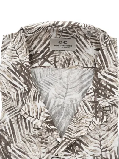 Corneliani Botanical-print Shirt In Multi