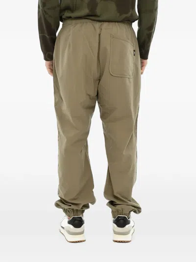 Woolrich Elasticated Drawstring Track Pants In Green