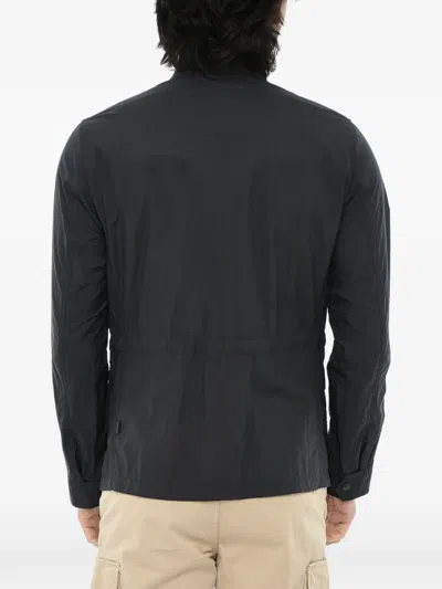 Woolrich Zip-up Drawstring Jacket In Black