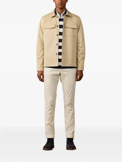Hackett London 헤리티지 셔츠 재킷 In Neutral