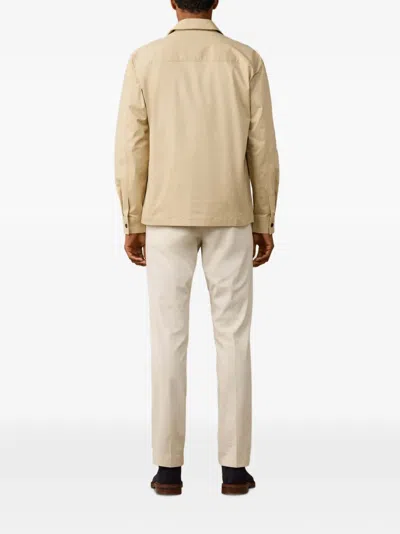 Hackett London 헤리티지 셔츠 재킷 In Neutral