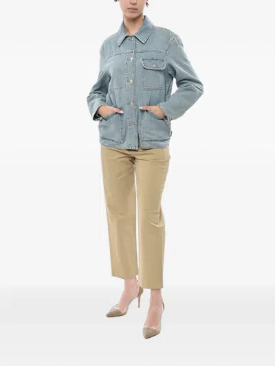 Woolrich Denim Jacket In Blue