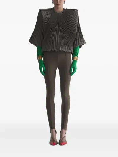 Mugler 테일러드 레깅스 In Transparent