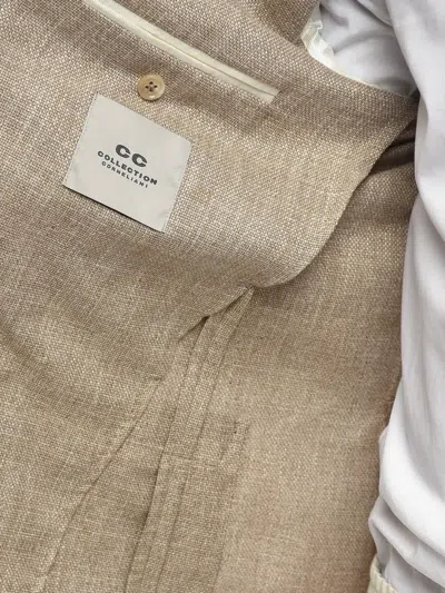 Corneliani Single-breasted Patch-pocket Blazer In Transparent