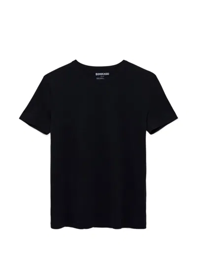 Simkhai Crew-neck T-shirt In Blue